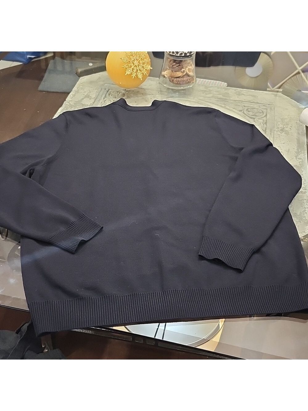 Saint James men's traditional Cardigan 'Guingamp' luxury Wool like new $324 xxl - Picture 11 of 16